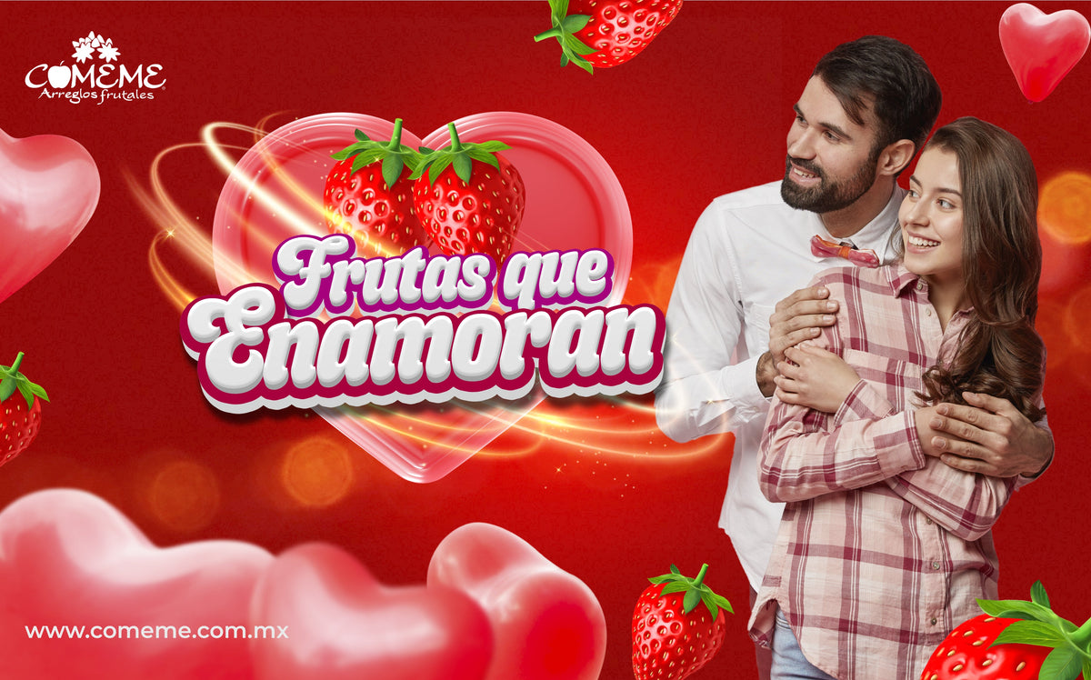 ¡Celebra el Día del Amor y la Amistad con Cómeme Arreglos Frutales! 💖🍇🥝🍓