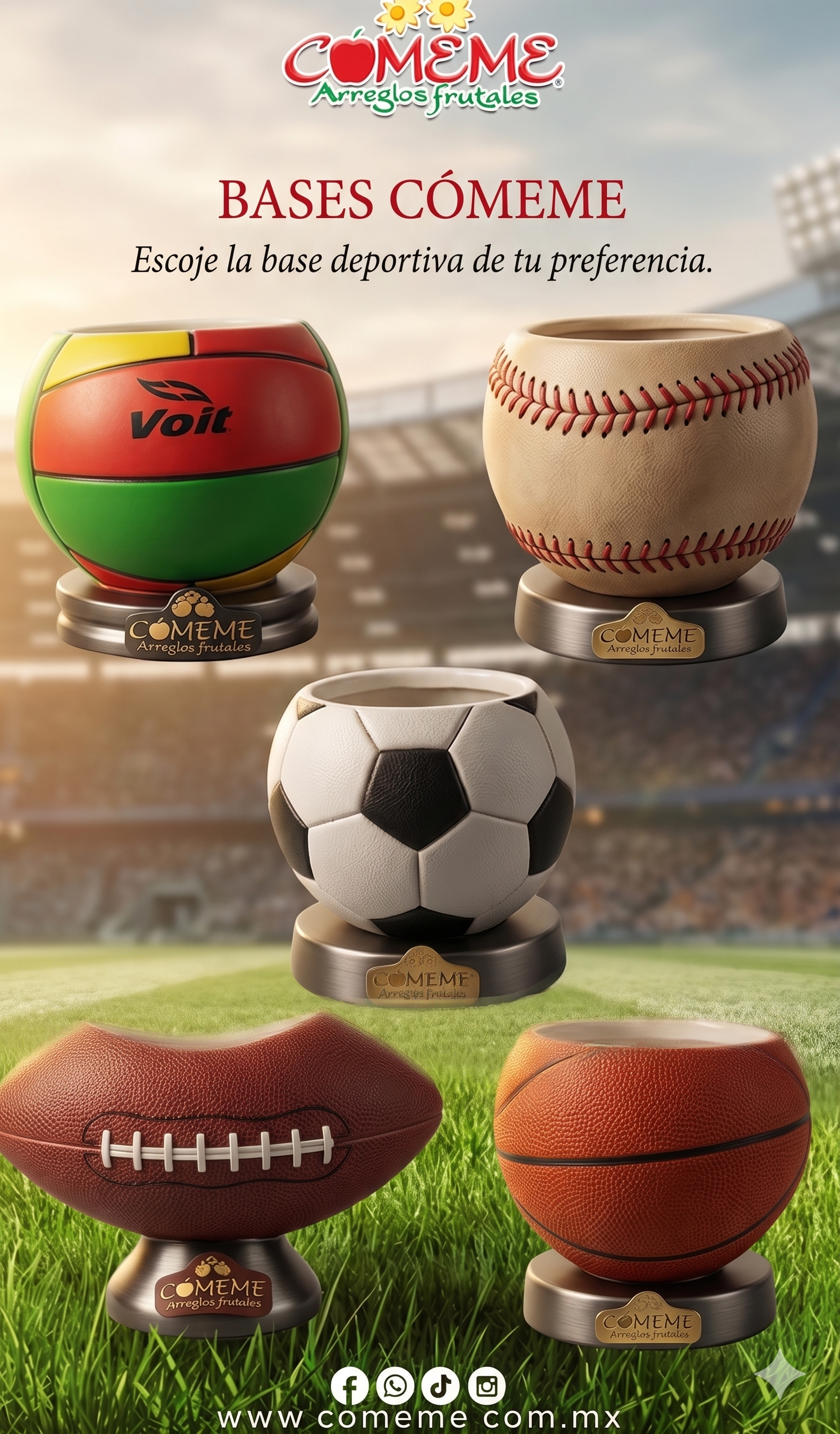 Escoje la Base deportiva de estos modelos para tu arreglo