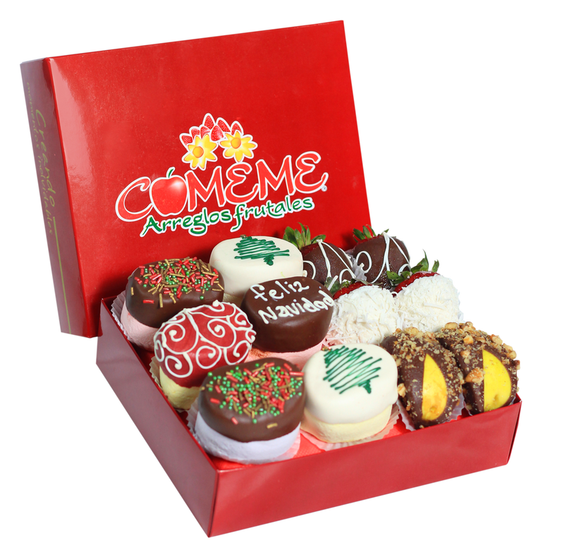 Cajas Frutales - Caja Feliz Navidad - Comeme